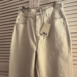 DALA Alley Style Size 30 NWT Color Salt Made in Paraguay by BDA Khaki Jeans